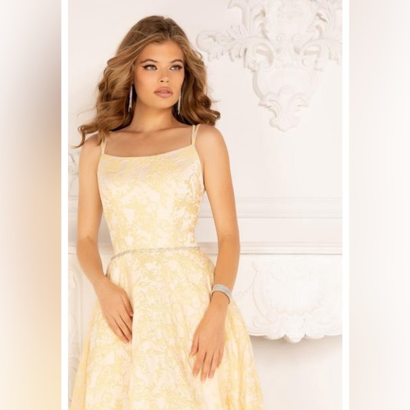 NWT Lucci Lu Formal Gown Dress Weddings, Pageants, Proms, Formal Occasions Sz 8 - Picture 3 of 4